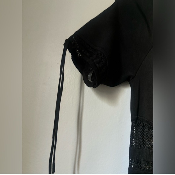 House of CB Black Sheer Midi Dress - Picture 8 of 10